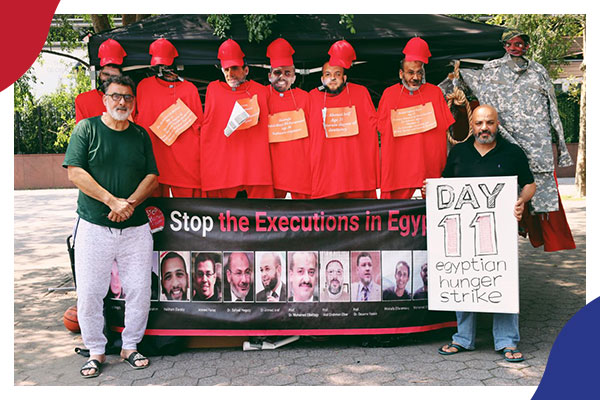 ناشطون أمريكيون يضربون عن الطعام لمطالبة مصر بوقف الإعدام المسيس